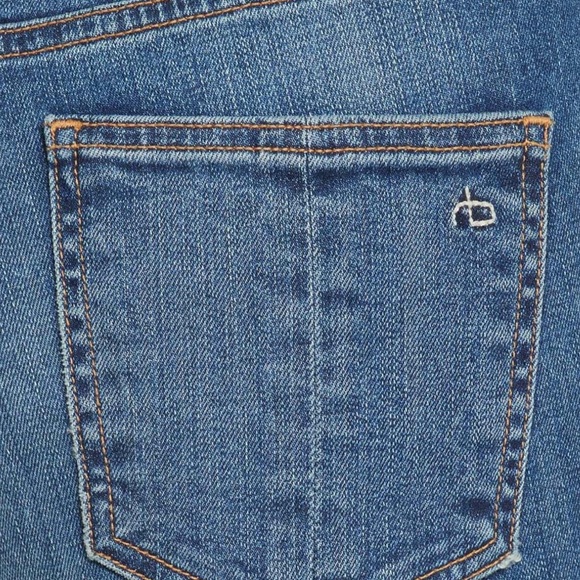 Rag and Bone High Rise Skinny El cut hem Jeans - Picture 5 of 14